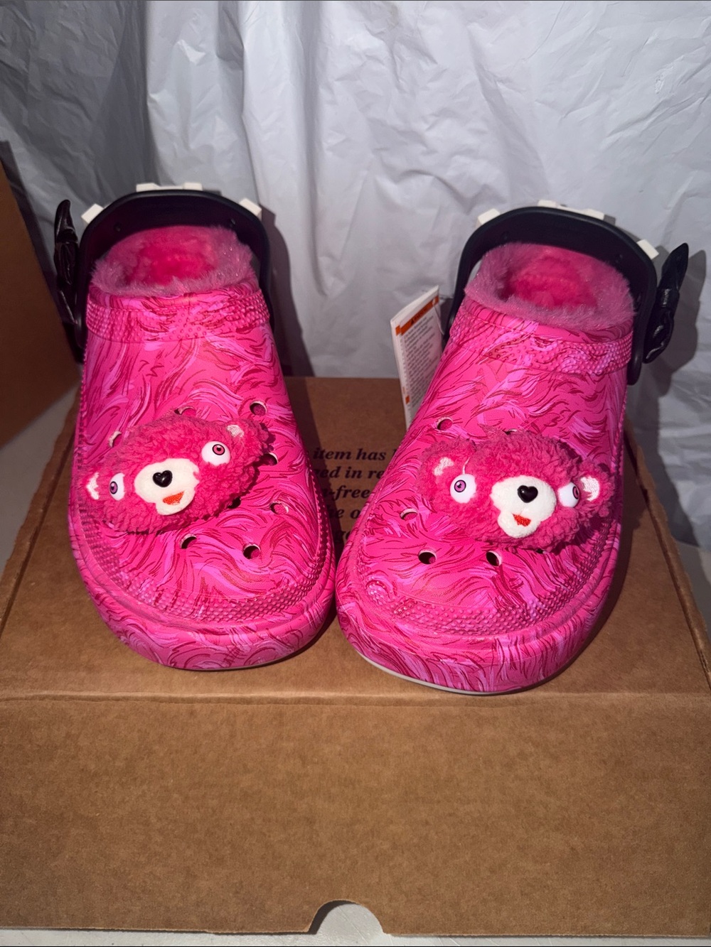 Fortnite x Crocs Cuddle Team Leader Stomp Lined Platform Clog Womens size 12